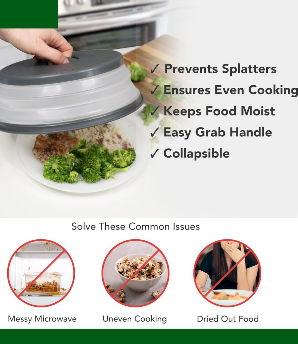 Microwave Splatter Cover for Food