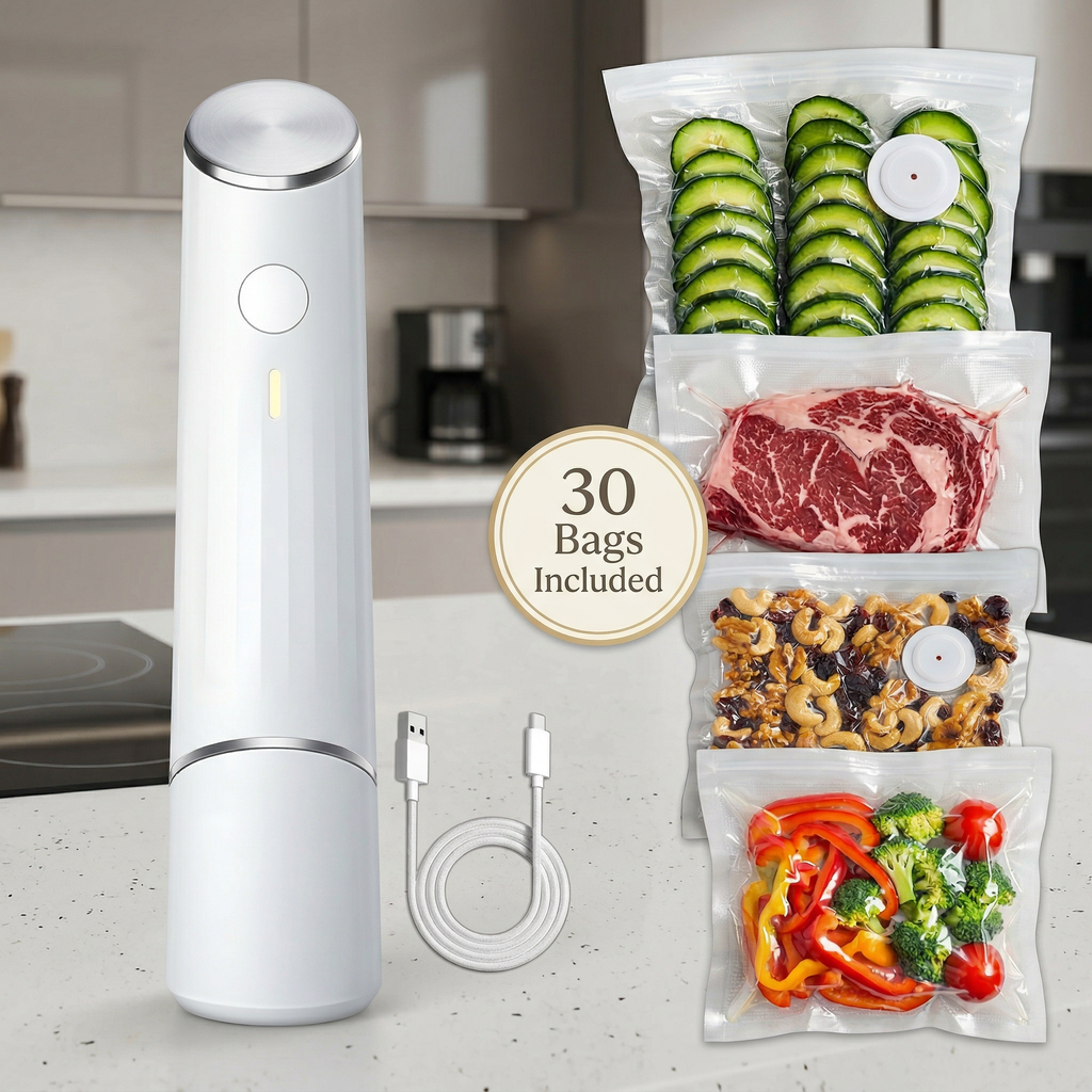 Compact Vacuum Sealer for Food