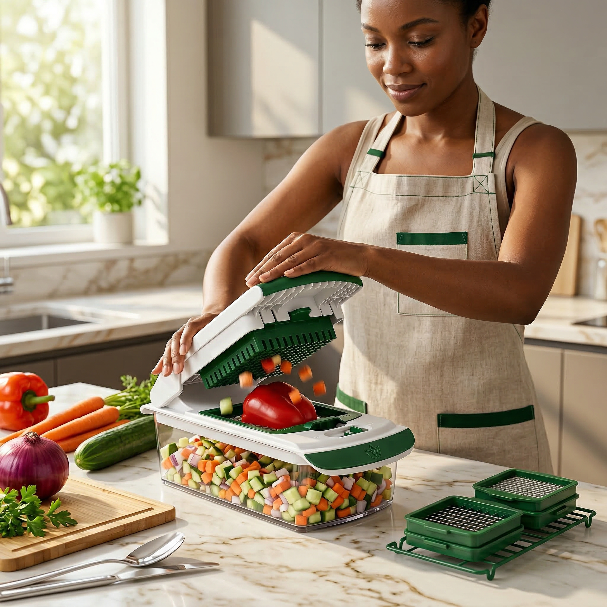 Vegetable Chopper and Spiralizer